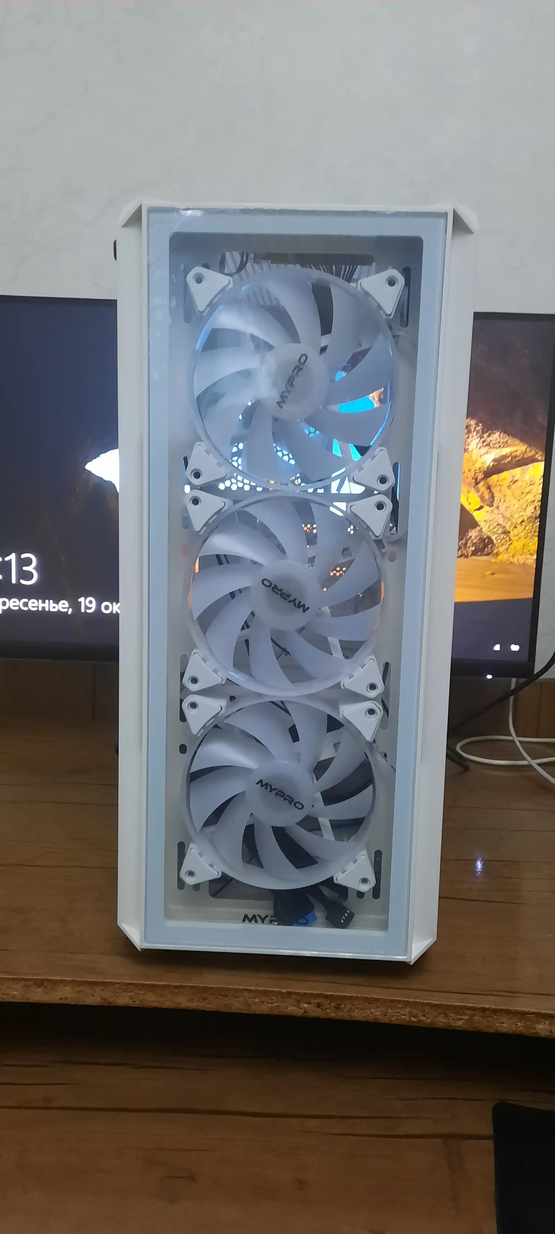 Корпус для ПК, игровой, с 3-4 вентиляторами, RGB, ATX