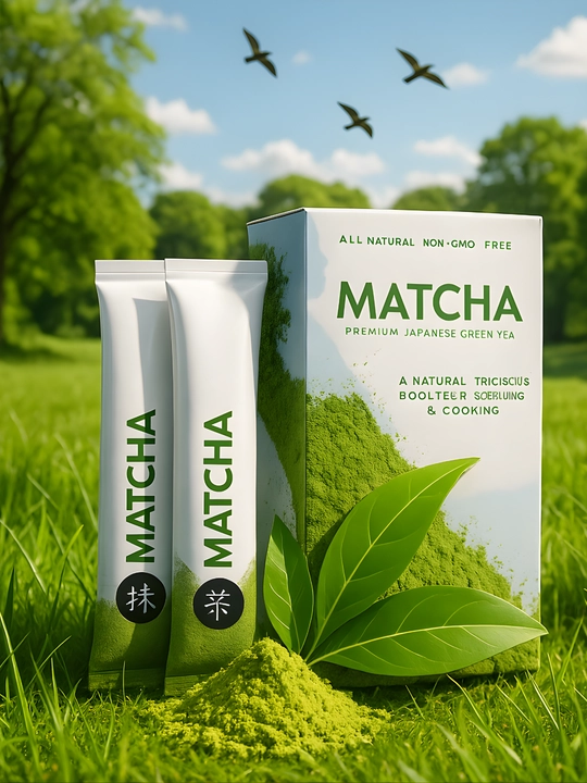 Детокс чай матча для похудения, синий - 