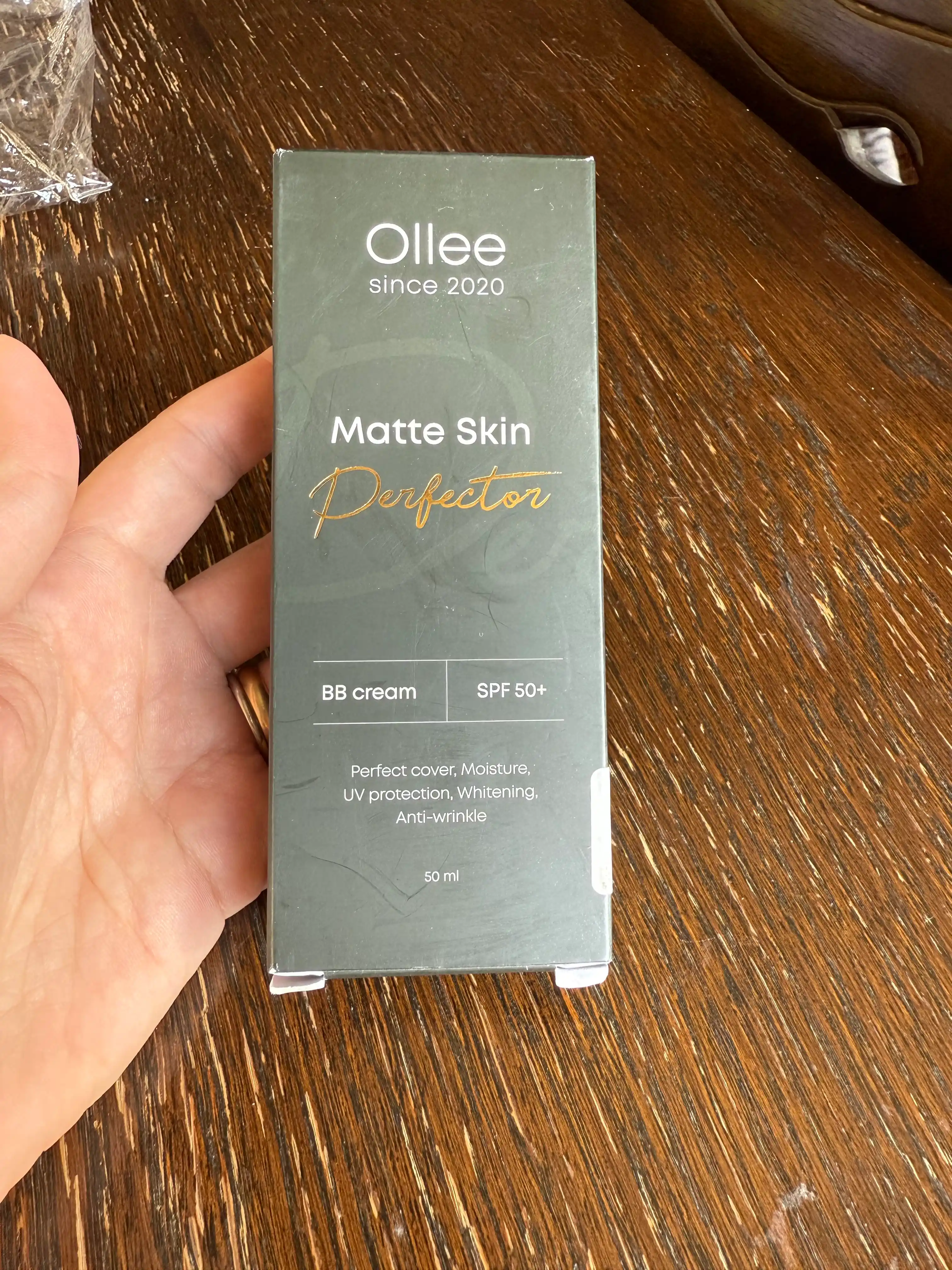 BB-крем матирующий Ollee SPF50+ для сухой, нормальной и комбинированной кожи, 50 мл