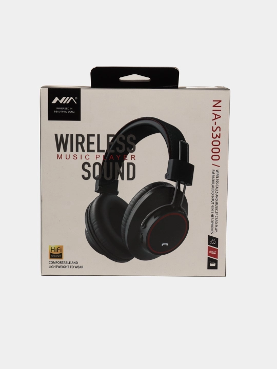 Hi-Fi ovozli NIA S3000 simsiz quloqchinlari