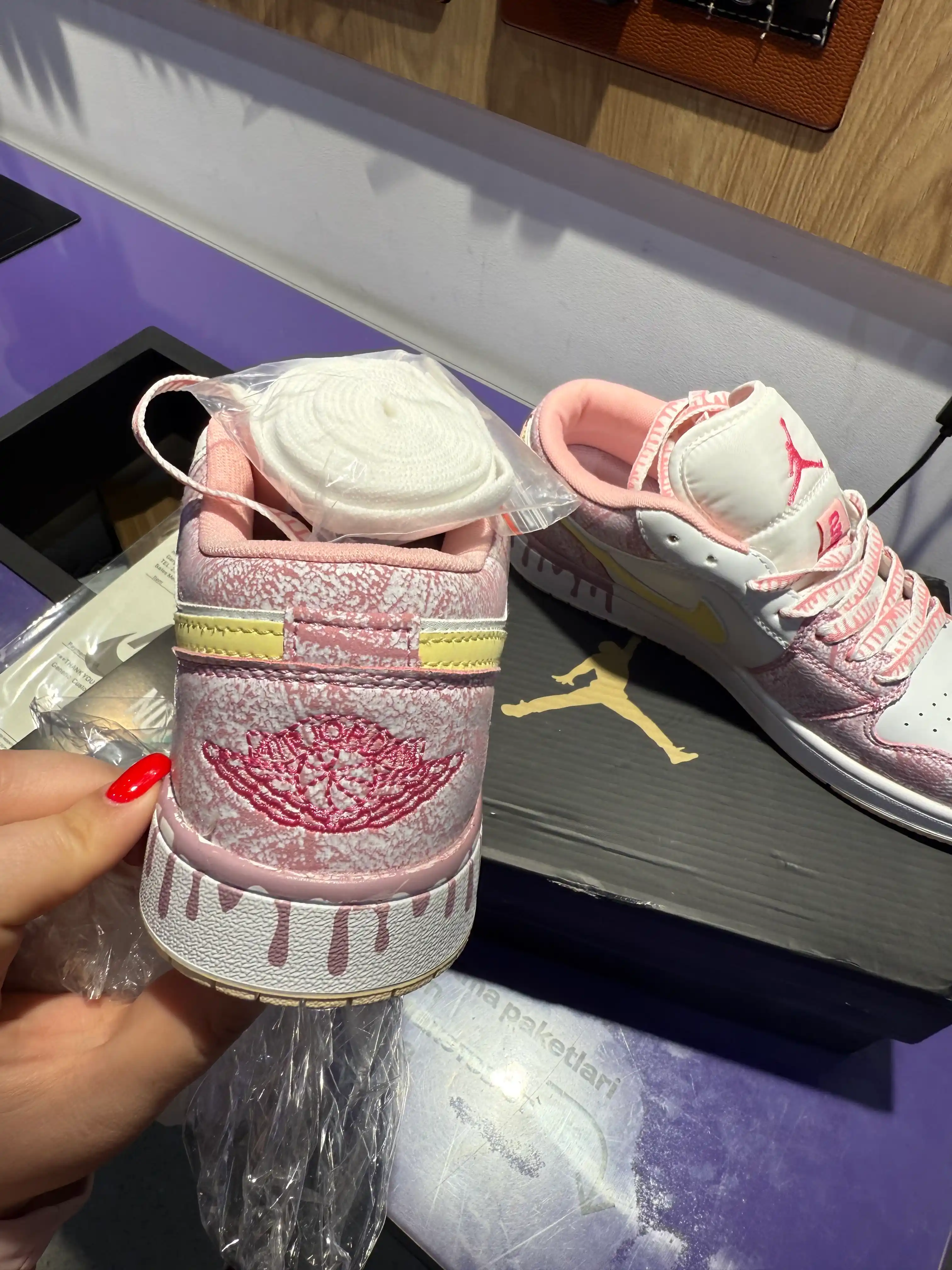 Nike Air Jordon krossovkalari, o‘lcham-o‘lcham