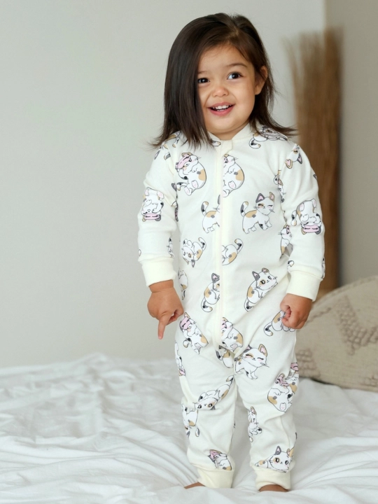 Kogankids kombinezon pijama, 100% paxta