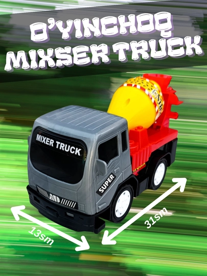 Игрушечные машинки для детей: Mercedes Benz, Hummer, Lexus, BMW, Cadillac, Truck — 3321-OYINCHOQ-КРАСН