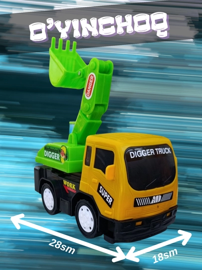 Игрушечные машинки для детей: Mercedes Benz, Hummer, Lexus, BMW, Cadillac, Truck — 3321-OYINCHOQ-ЗЕЛЕН