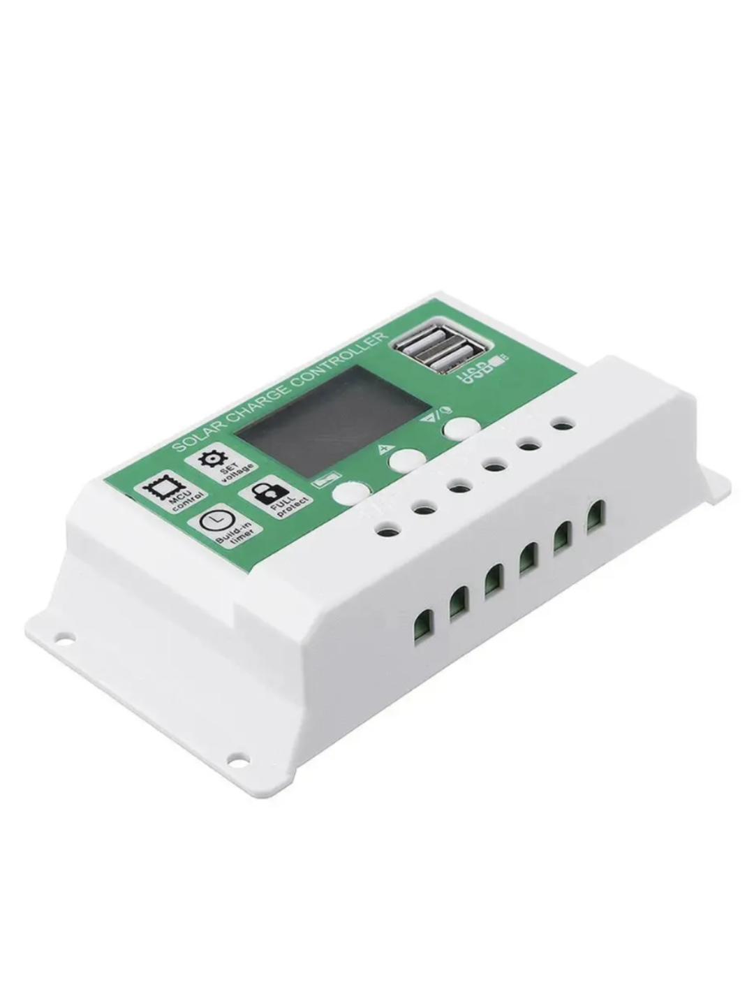 Контроллер заряда солнечной батареи PWM 10A 12V/24V