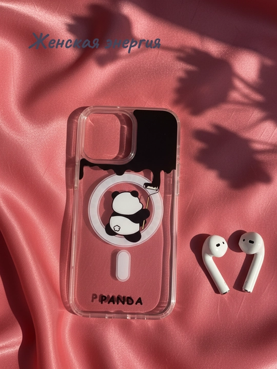 IPhone uchun shaffof g‘ilof MagSafe bilan, qizlar uchun yumshoq dizayn, barcha modellar