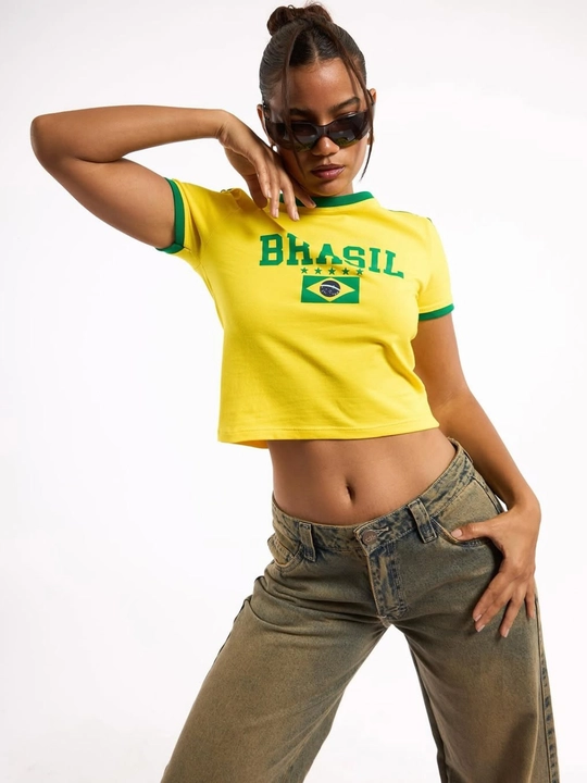 MIYO, Brasil baby futbolkasi, sariq