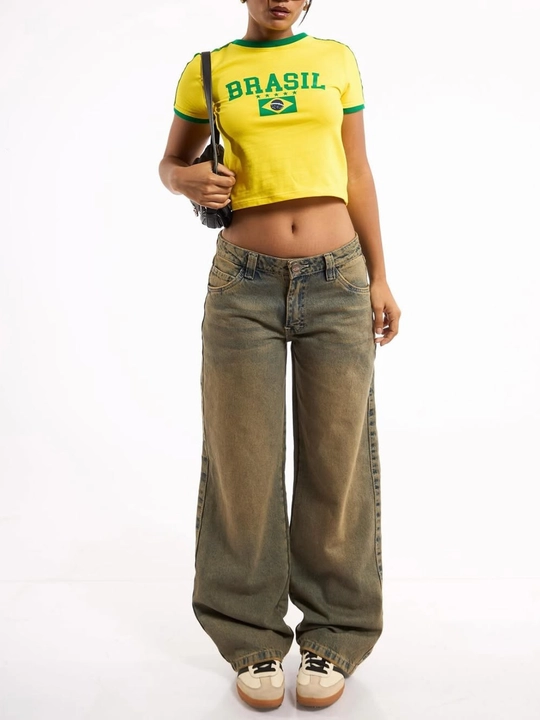 MIYO, Brasil baby futbolkasi, sariq