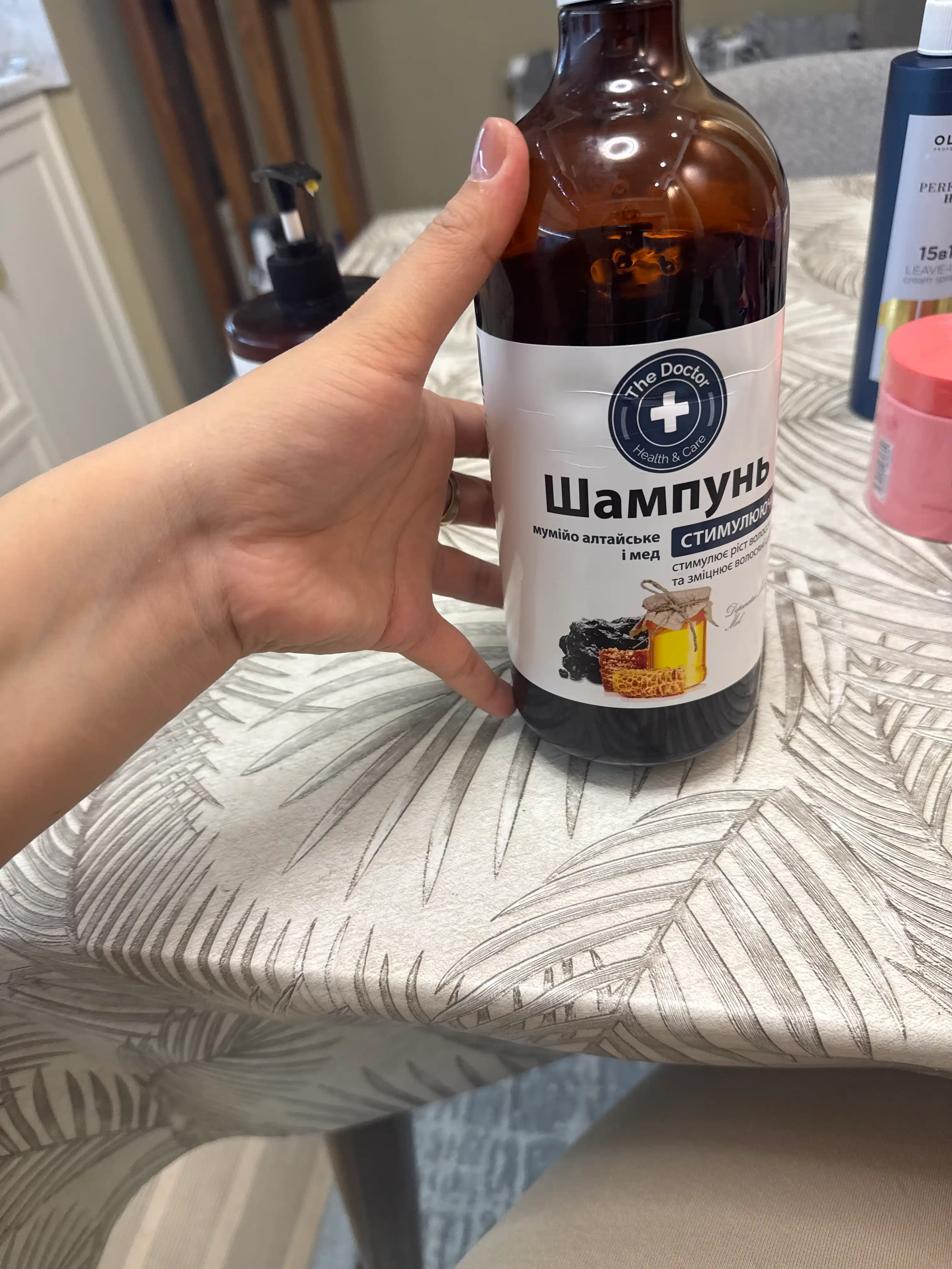 Шампунь для волос, мумие алтайское и мед, стимулирующий, Домашний Доктор, 1000 мл