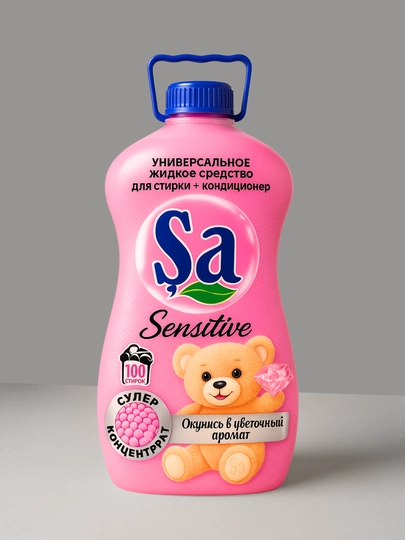 Гель для стирки Satumar "SA", 2в1 , для стиральных машин, 5л — MARCOSM-SHAGEL5L-КОНФЕТН