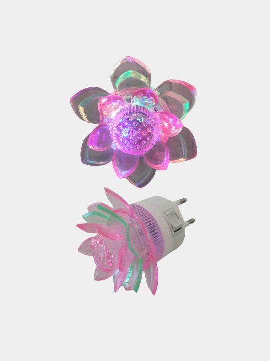 Bolalar uchun chiroq, gulli tungi chiroq, LED - 