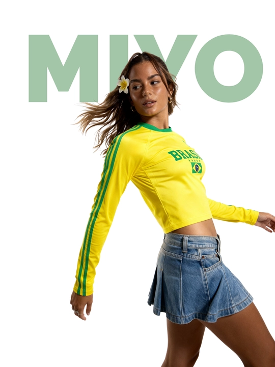 MIYO, Ayollar uchun Brasil Wave crop-longsleeve - 