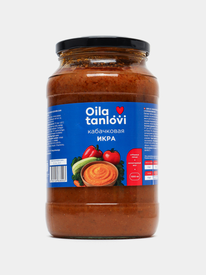Кабачковая икра Oila Tanlovi, 1000 мл