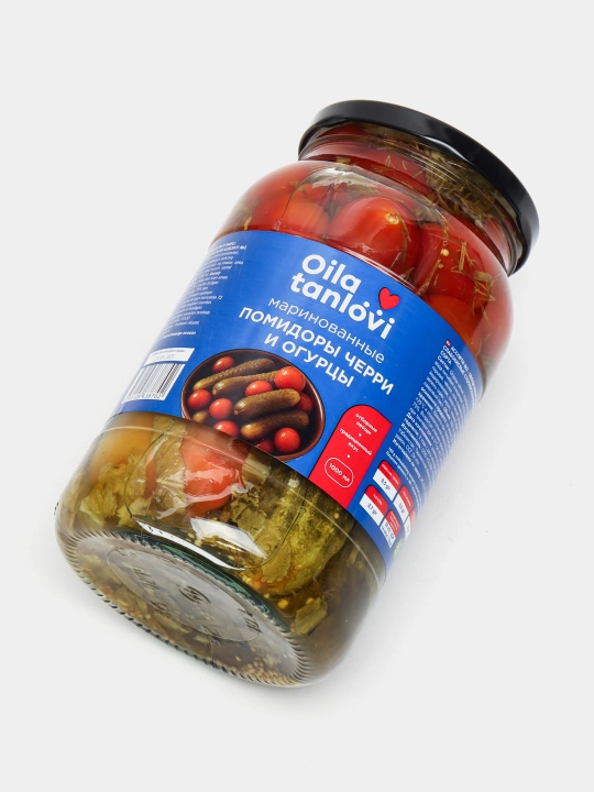 Маринованные огурцы и помидоры Oila Tanlovi, 1000 мл