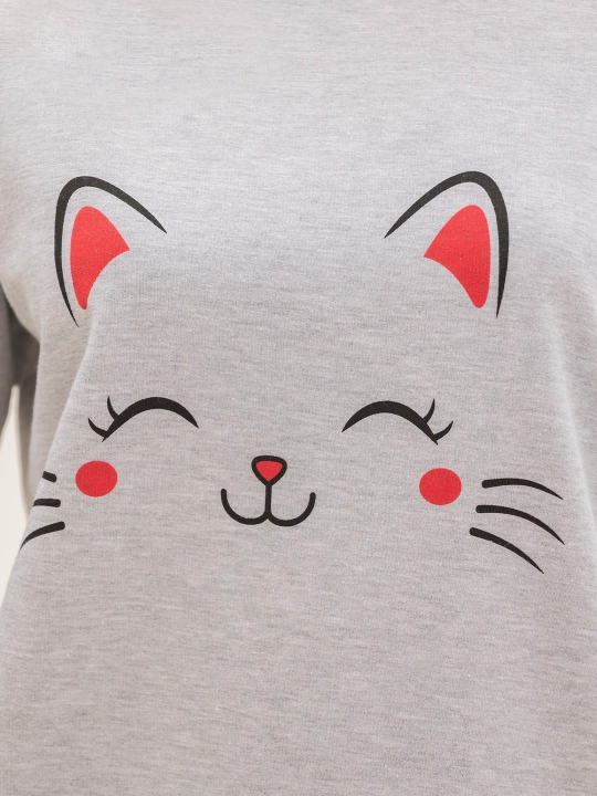 Пижама «Котик» для женщин – удобный, нежный и милый дизайн