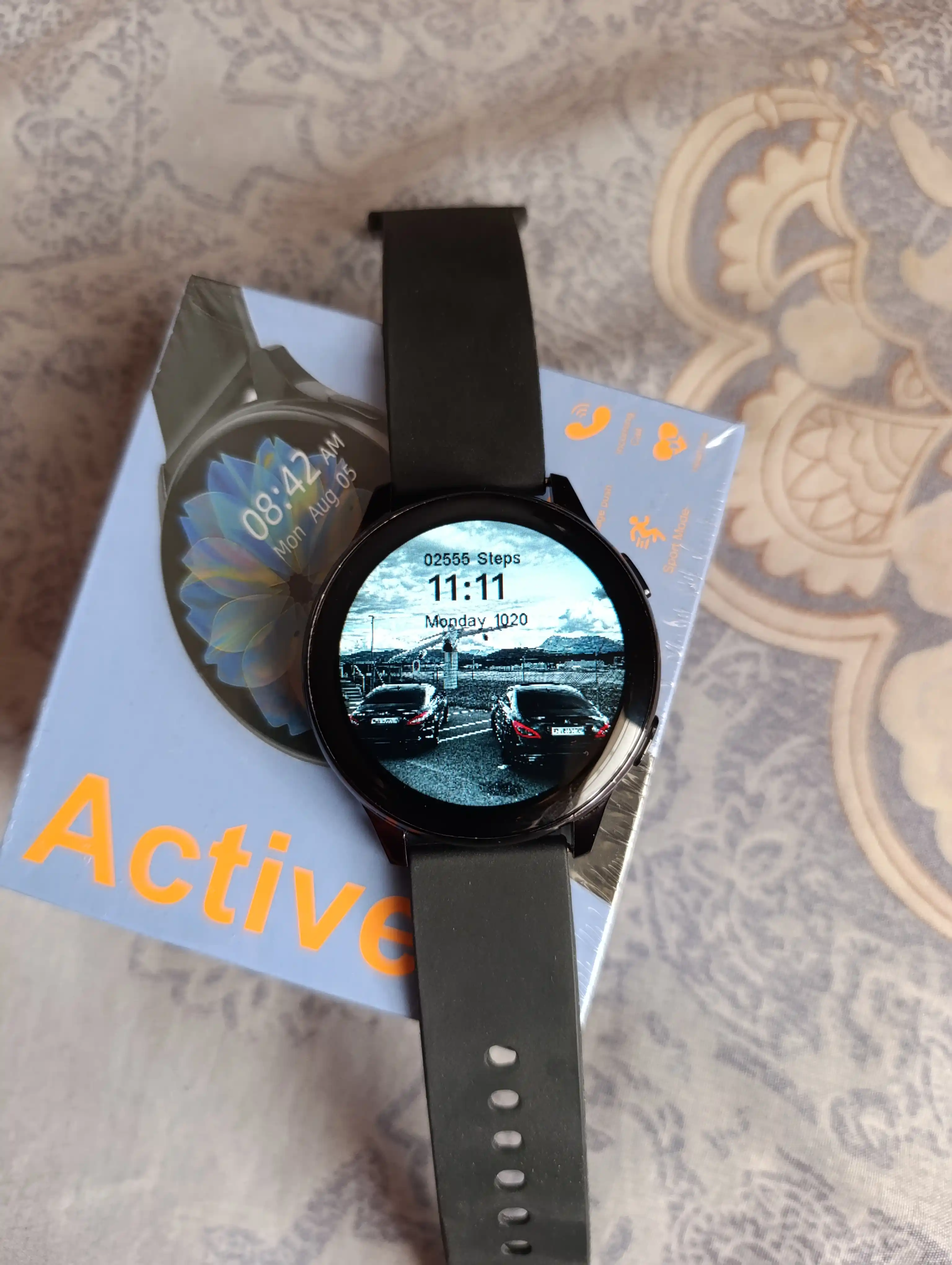 Aqlli soat Smart Watch, Active 2, Galaxy, Ultra, Android va iOS uchun, simsiz quvvatlash