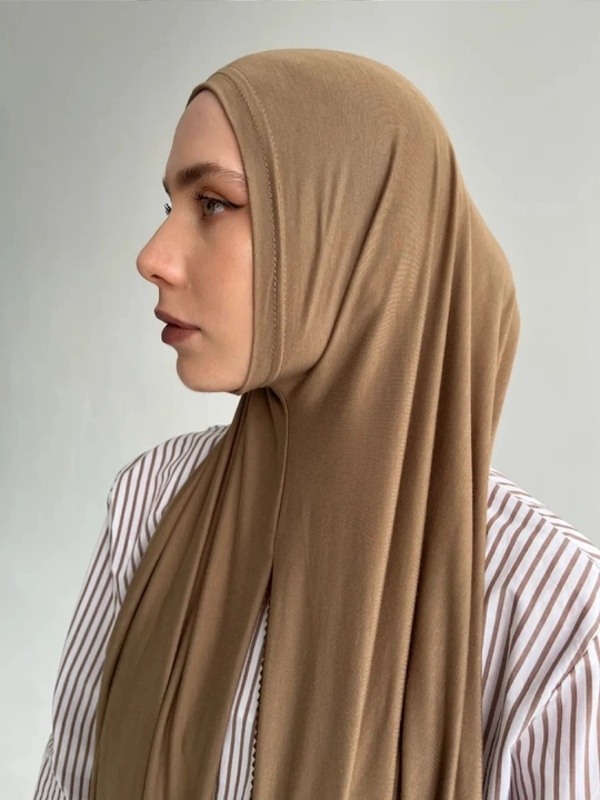 Kaliforniya tayyor kiymali sharf ayollar ro‘moli,hijob, haj va umra uchun mos, 175 x 75 sm