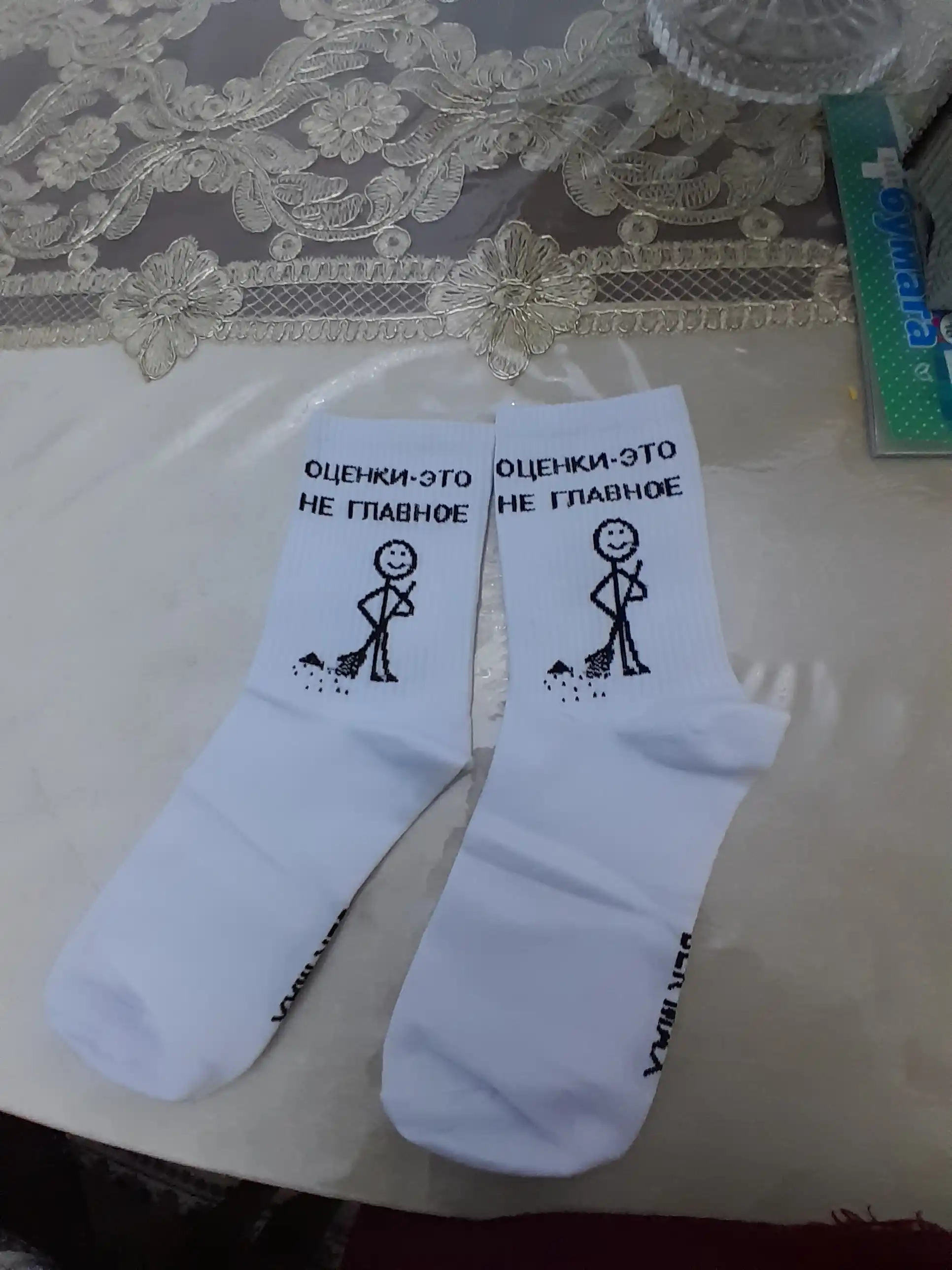 Paypoq ayollar va erkaklar uchun kundalik, uy uchun, paxta, yozuvli