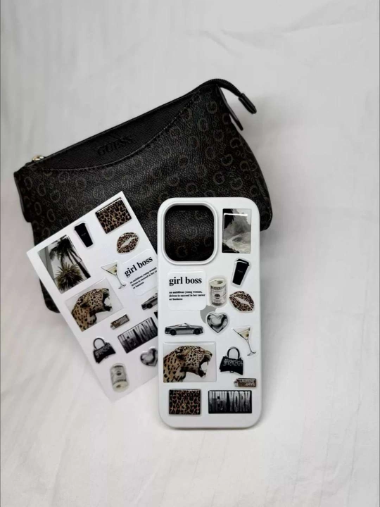 Nakleyka 3D stiker telefon orqasiga yopishadigan bo'rtib turuvchi stiker