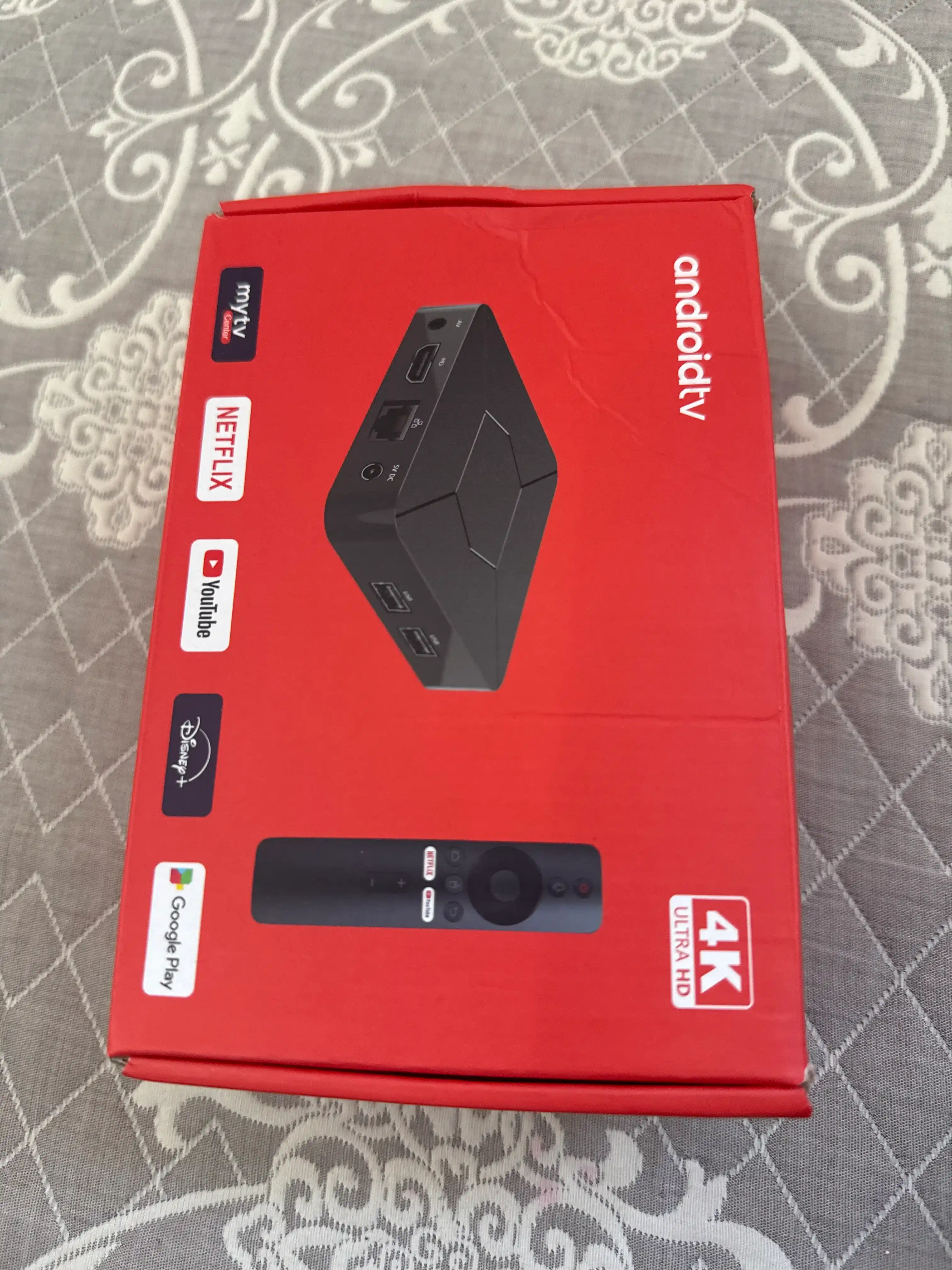 Smart TV Box Q5 smart televizor prishitavkasi, Android TV 10, Ovozli pult, Wi-Fi 5G