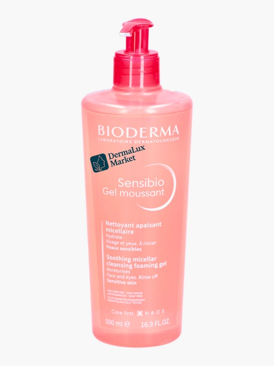 Очищающий гель для лица, увлажняет, успокаивает, против покраснений– Sensibio Gel Moussant