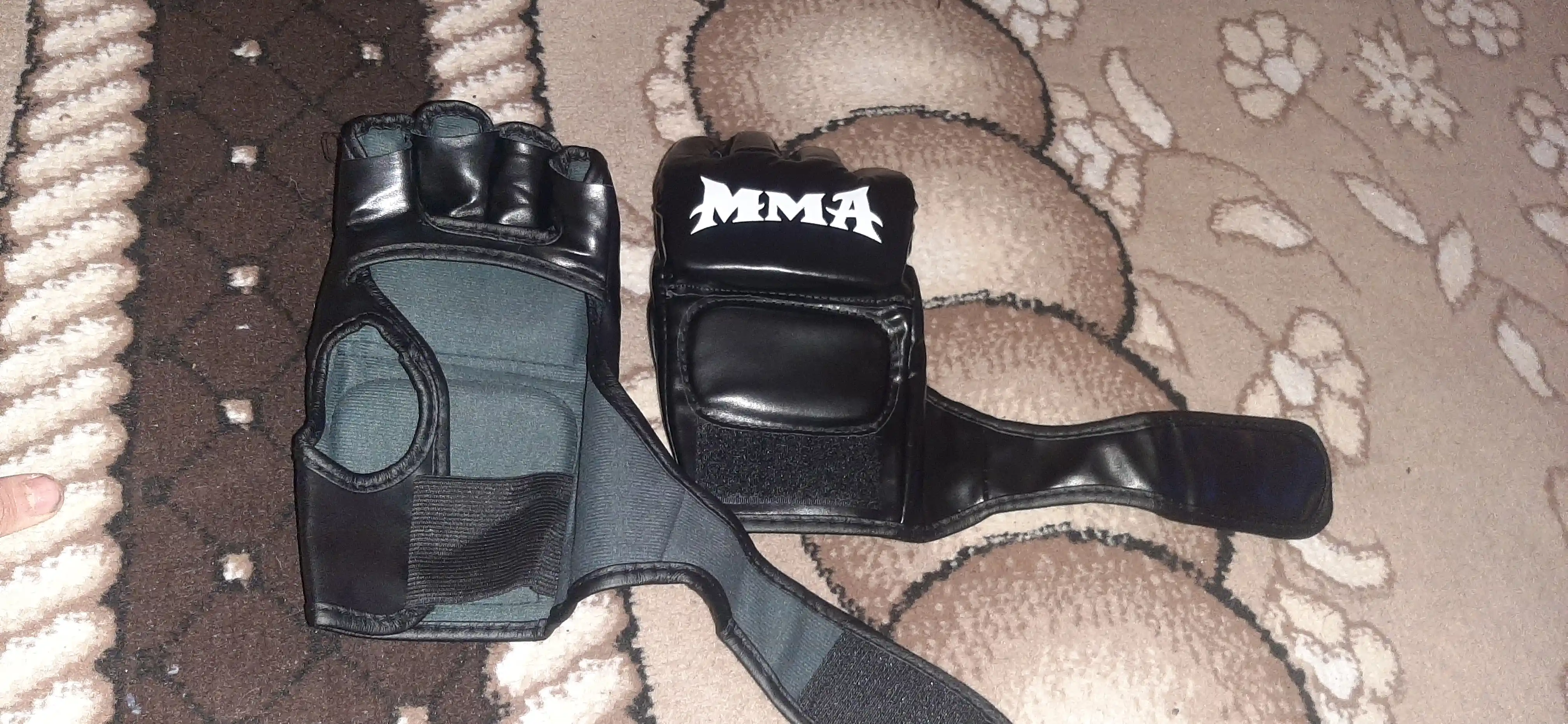 Перчатки для MMA без пальцев, для смешанных единоборств, тренировочные шингарты