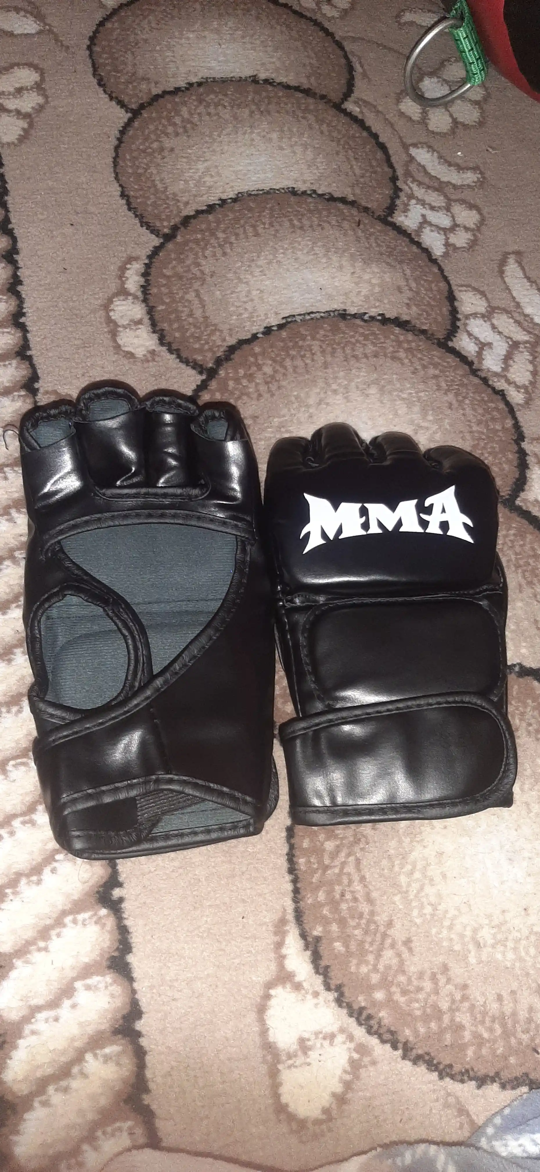 Перчатки для MMA без пальцев, для смешанных единоборств, тренировочные шингарты