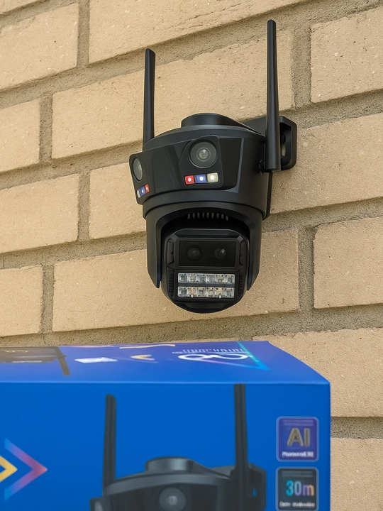 Wi-Fi камера наблюдения для дома и двора – HD, двойная антенна, LED-подсветка