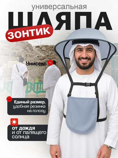 Лёгкий и удобный солнцезащитный козырёк — идеально для прогулок, рыбалки и путешествий!