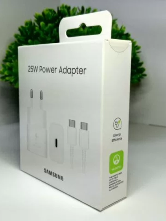 Быстрая зарядка, Samsung Galaxy и Android, адаптер 25 Вт 3А с кабелем