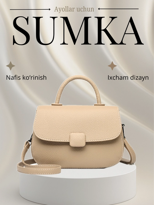 Ayollar sumkasi, kross bodi, yelka orqali - 