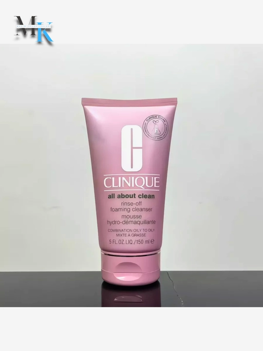 Крем-пенка для очищения лица против чёрных пятен Clinique All About Clean Rinse-Off Cleans