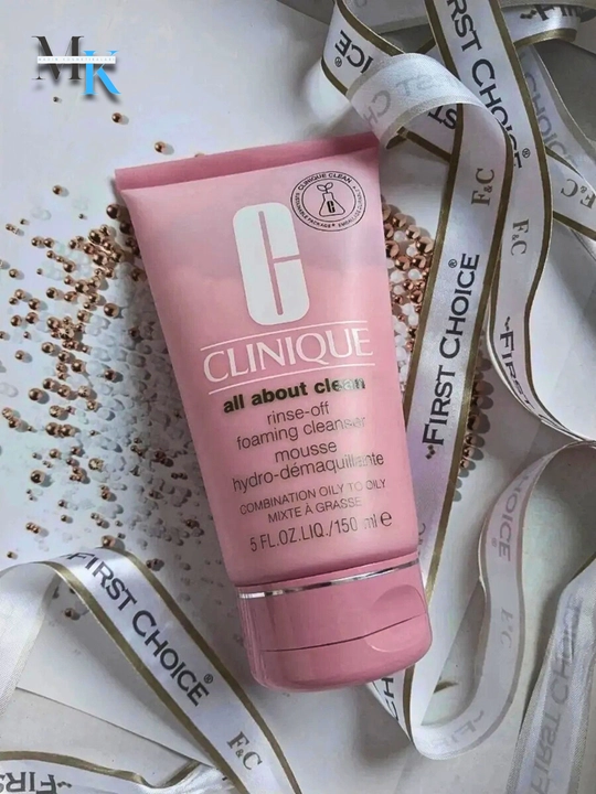 Крем-пенка для очищения лица против чёрных пятен Clinique All About Clean Rinse-Off Cleans