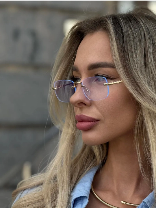 Estetik va xameleon ko'zoynaklar, klassik, alyuminiydan, porlashga qarshi