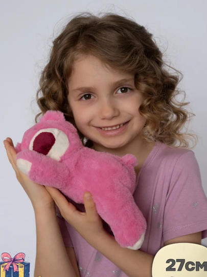 Мягкая игрушка медведь — FIVEPL-LOTSO-РОЗОВ