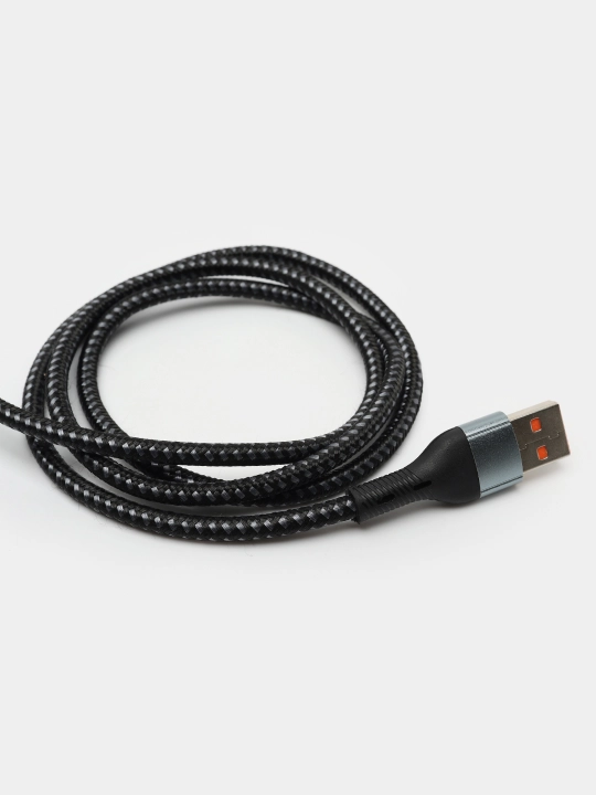 Кабель 120W 3-в-1 для быстрой зарядки Type-C|Lightning|MicroUSB, металлические коннекторы