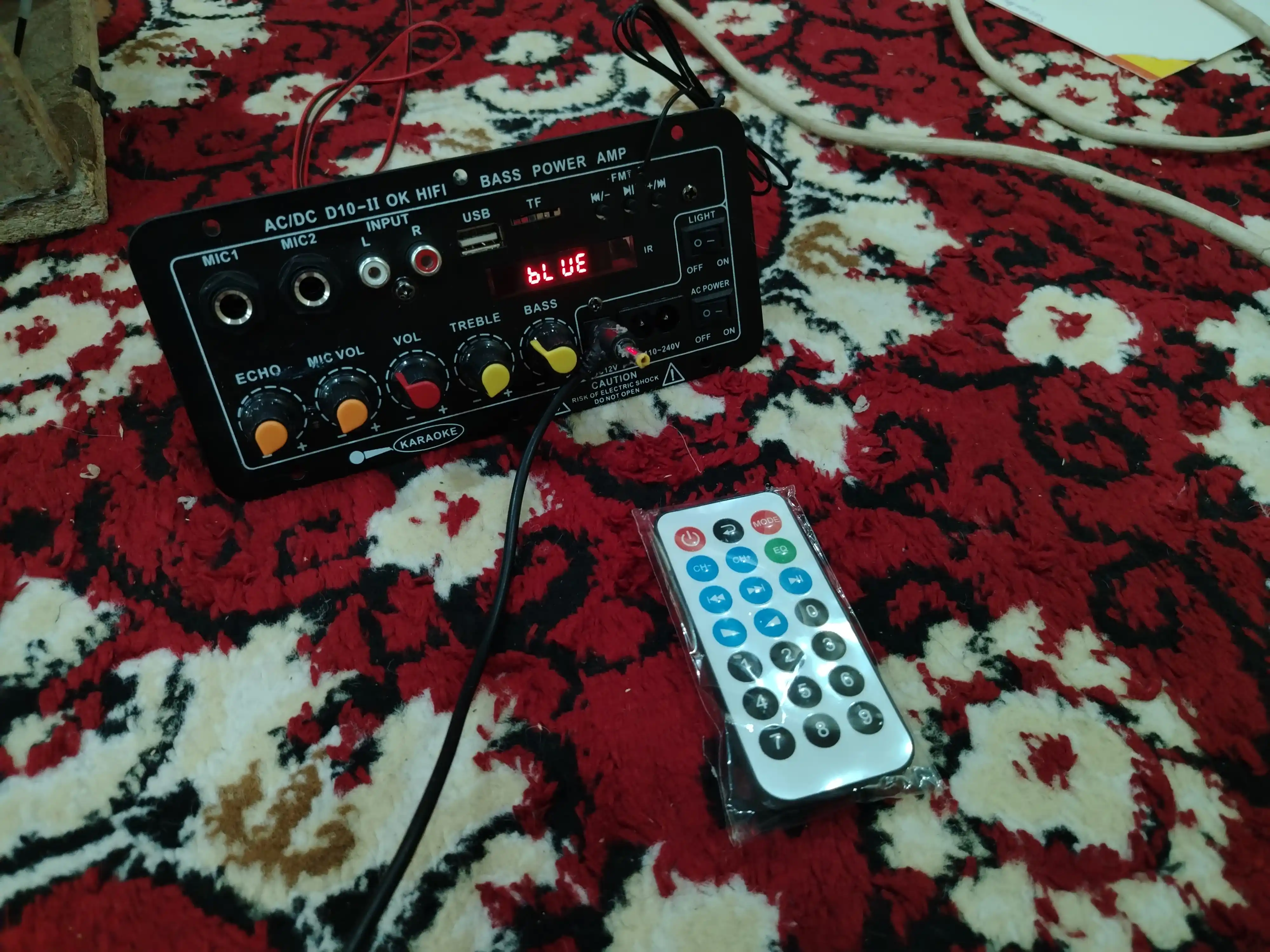 D10-II 120Вт BT/AUX/USB/TF аудиоусилитель, 1.1 канал, с сабвуфером