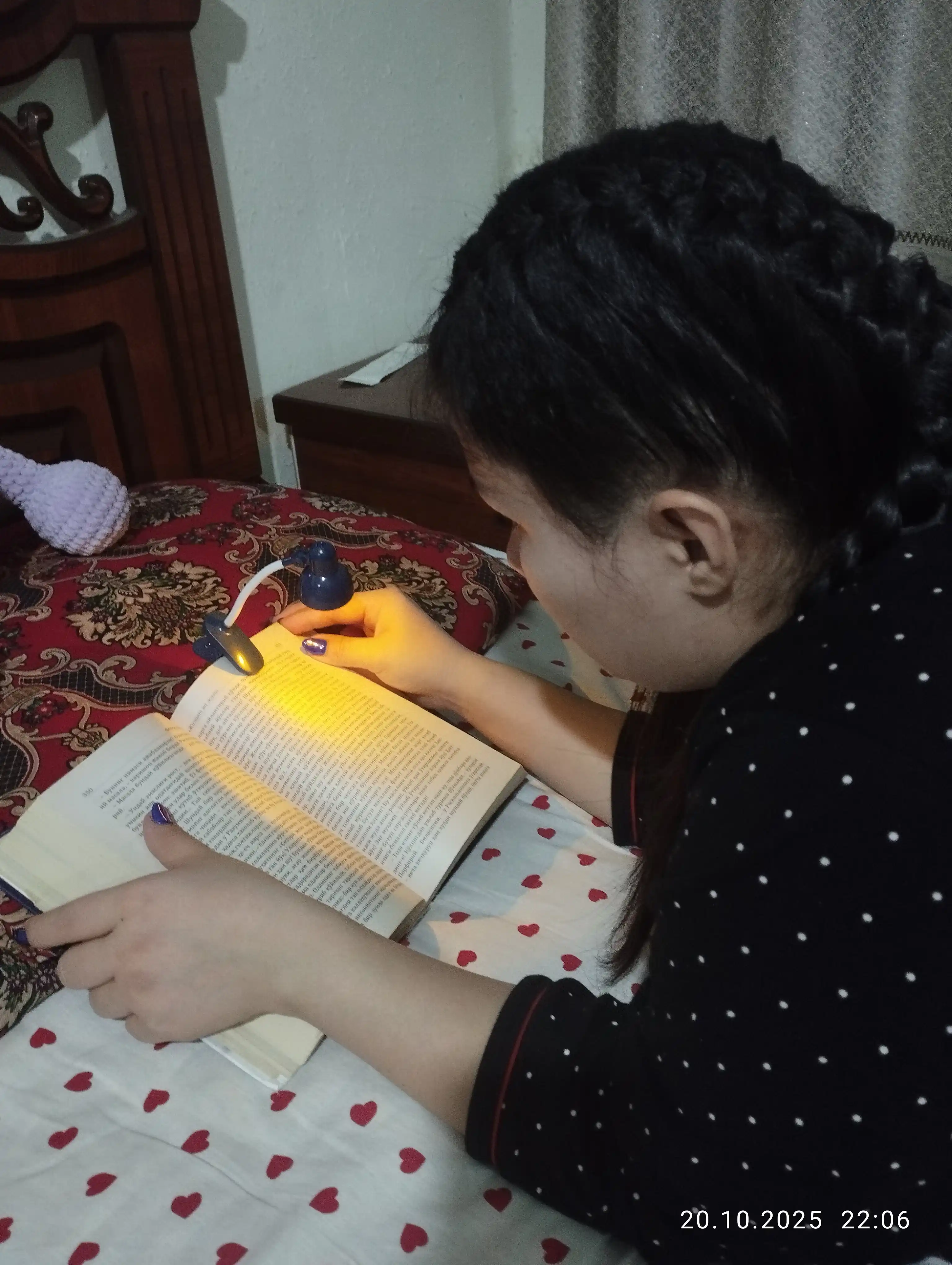 Svetodiot chiroq, USB, LED, kitob o'qish uchun
