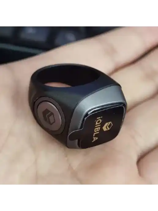 Elektron tasbeh Zikr Ring Lite, zikr va istig'for uchun, vibratsiya, suvga chidamli ekran