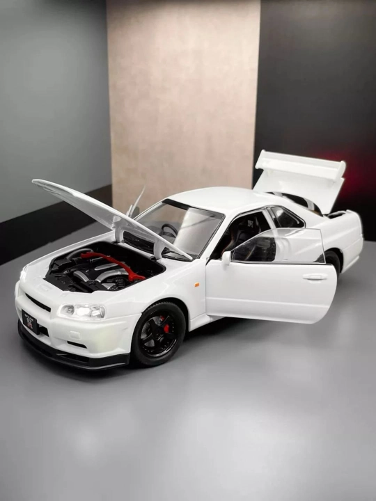 Металлическая модель Nissan Skyline GT-R R34, 1:32 - 
