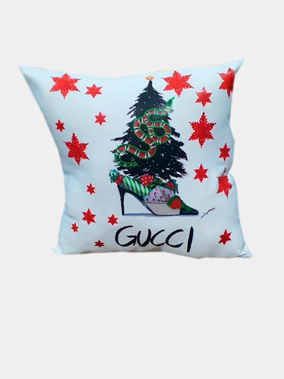 Подушка "Gucci" Удачи в Новом году