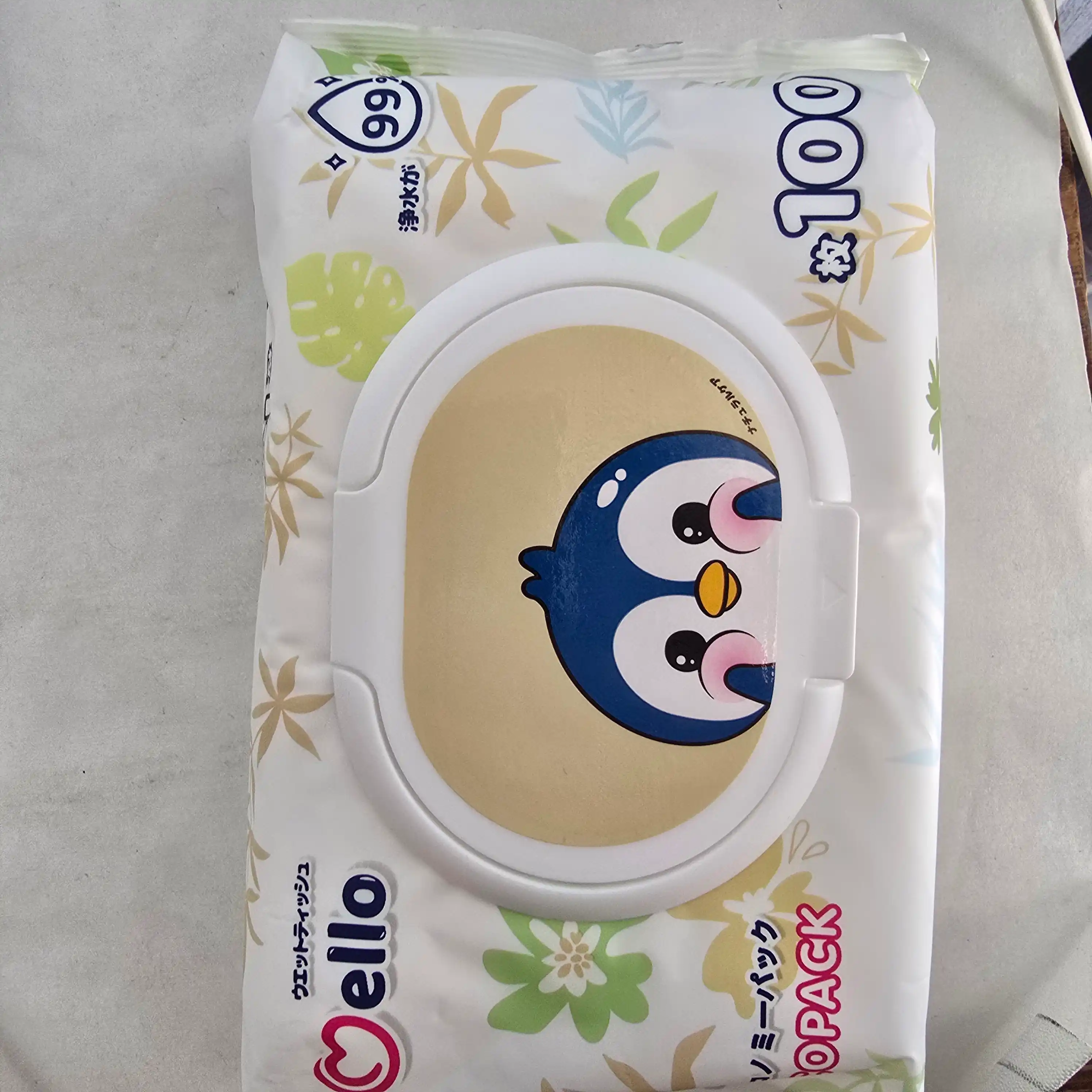 Gigienik bolalar uchun nam salfetkalar MELLO, 100 dona