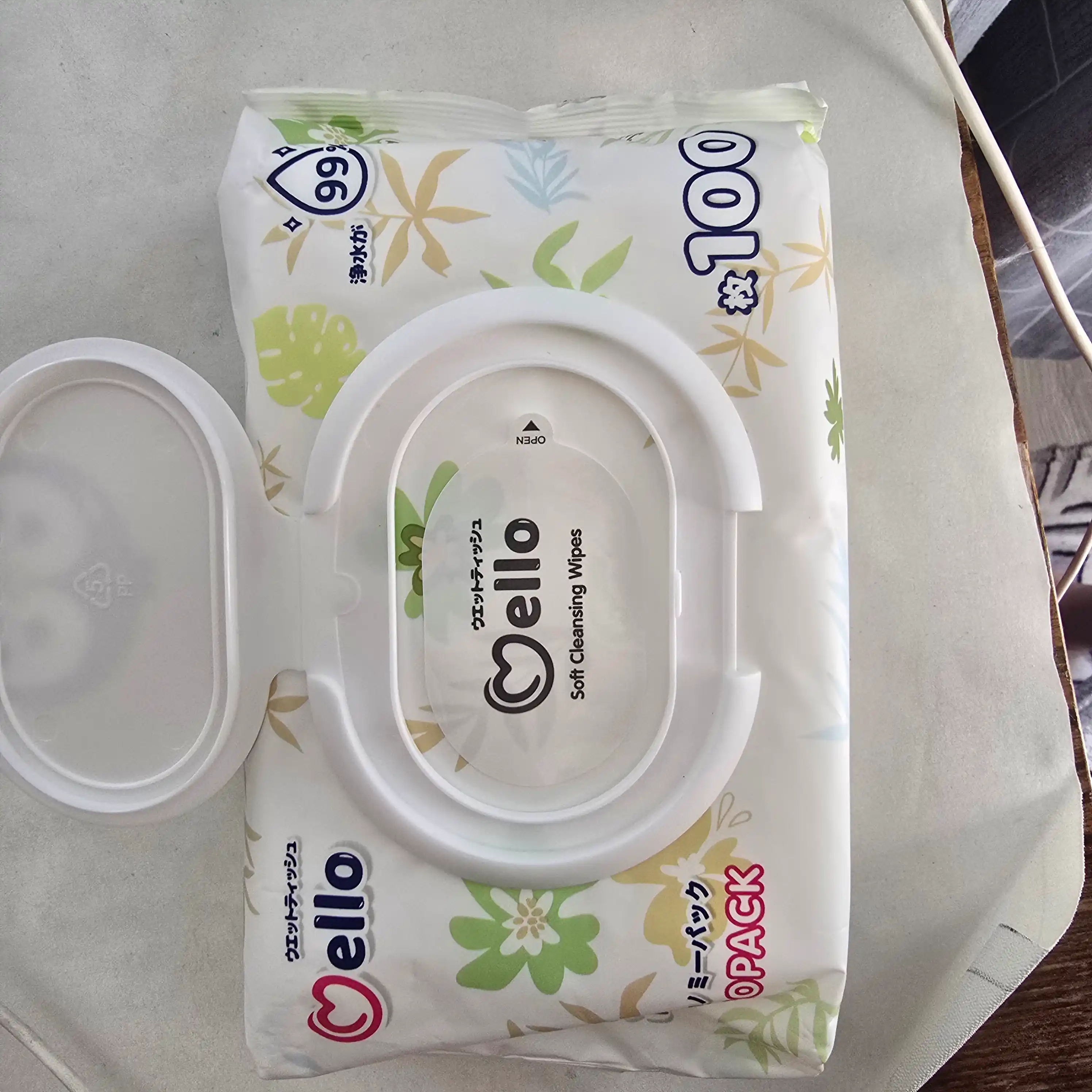 Gigienik bolalar uchun nam salfetkalar MELLO, 100 dona