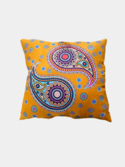 Подушки льняные с принтом Память об Узбекистане