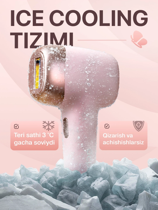 Depilazer Pro 2 — Uy sharoitida  lazer epilyatsiya Fotoepilator