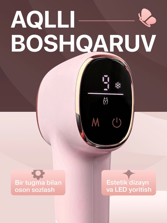 Depilazer Pro 2 — Uy sharoitida  lazer epilyatsiya Fotoepilator