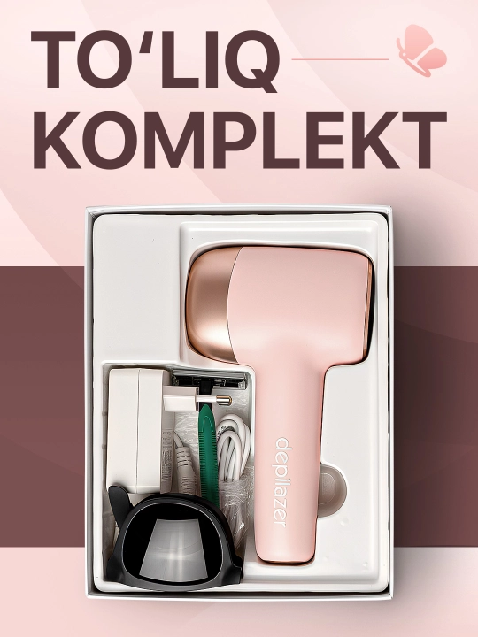 Depilazer Pro 2 — Uy sharoitida  lazer epilyatsiya Fotoepilator