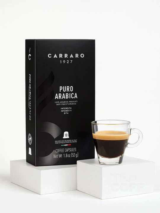 Кофе в капсулах Carraro Puro Arabica, 10 шт - 