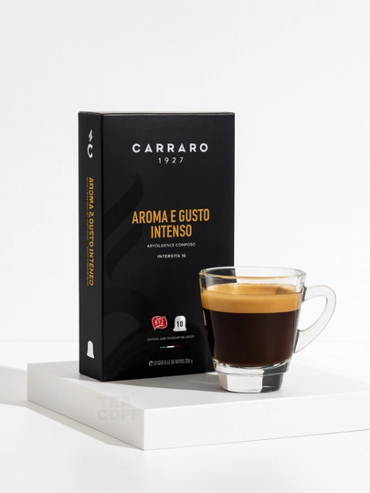 Кофе в капсулах Carraro Aroma e Gusto Intenso для Nespresso — TCFSHOP-TCFC153