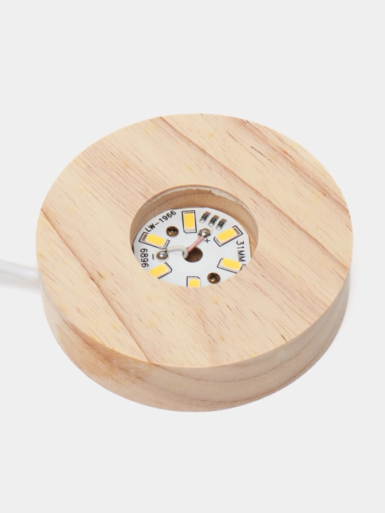 Хрустальный шар ночник 3D, антистресс, настольный светильник, LED, 7x8 см